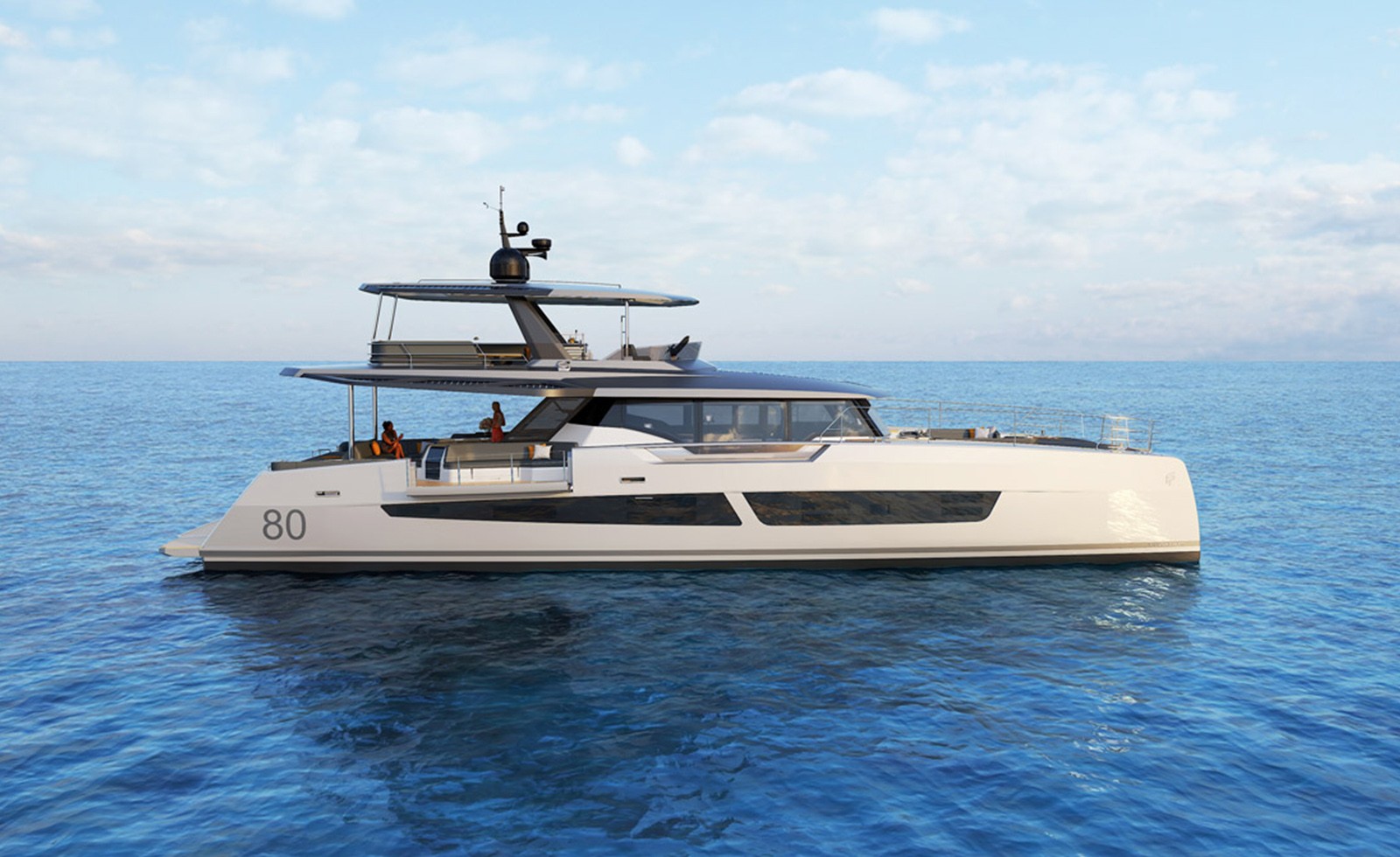 A World Premiere at Cannes for the Fountaine Pajot Thíra 80