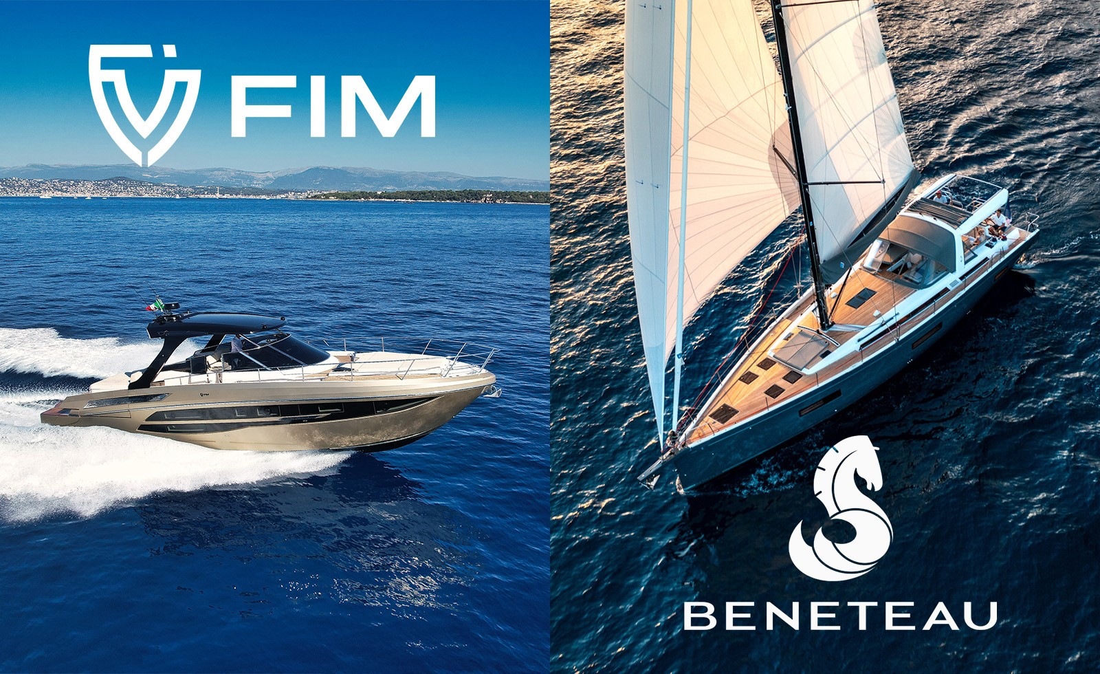 Parceria com FIM Yachts e Beneteau Sailing Yachts